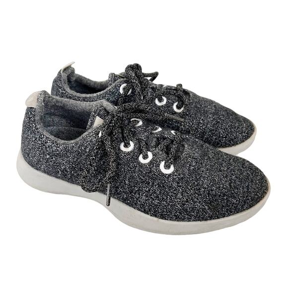 Allbirds Gray Merino Wool Runners Sneakers Sz 8 - Picture 1 of 8